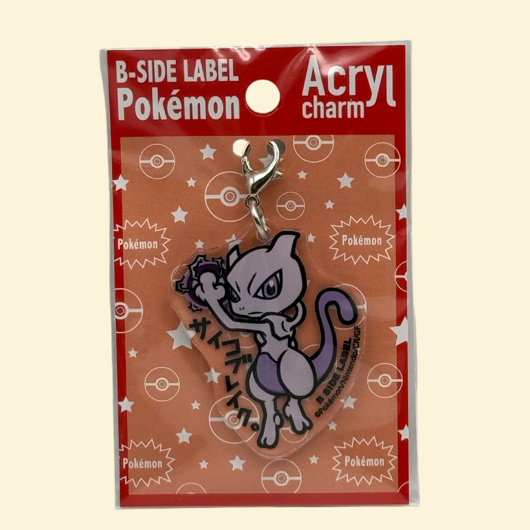 Llavero Acrílico Mewtwo