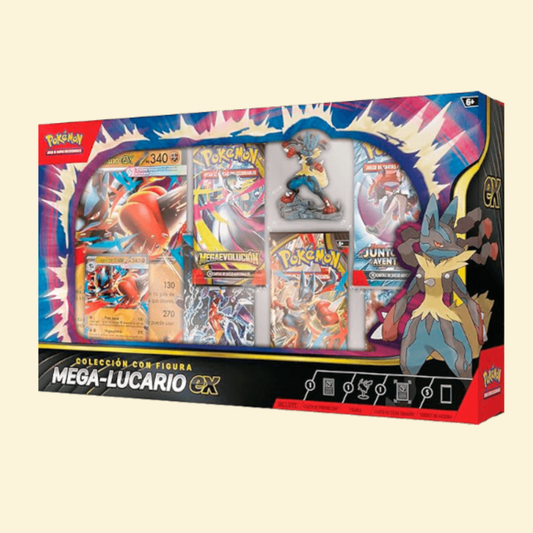 Colección con Figura Mega Lucario ex