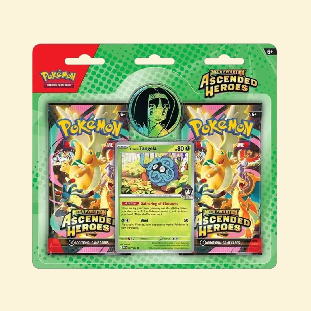Blíster Erika 2 Sobres Héroes Ascendentes