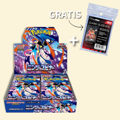 Pack Booster Box Ninja Spinner SIN PLÁSTICO + Fundas