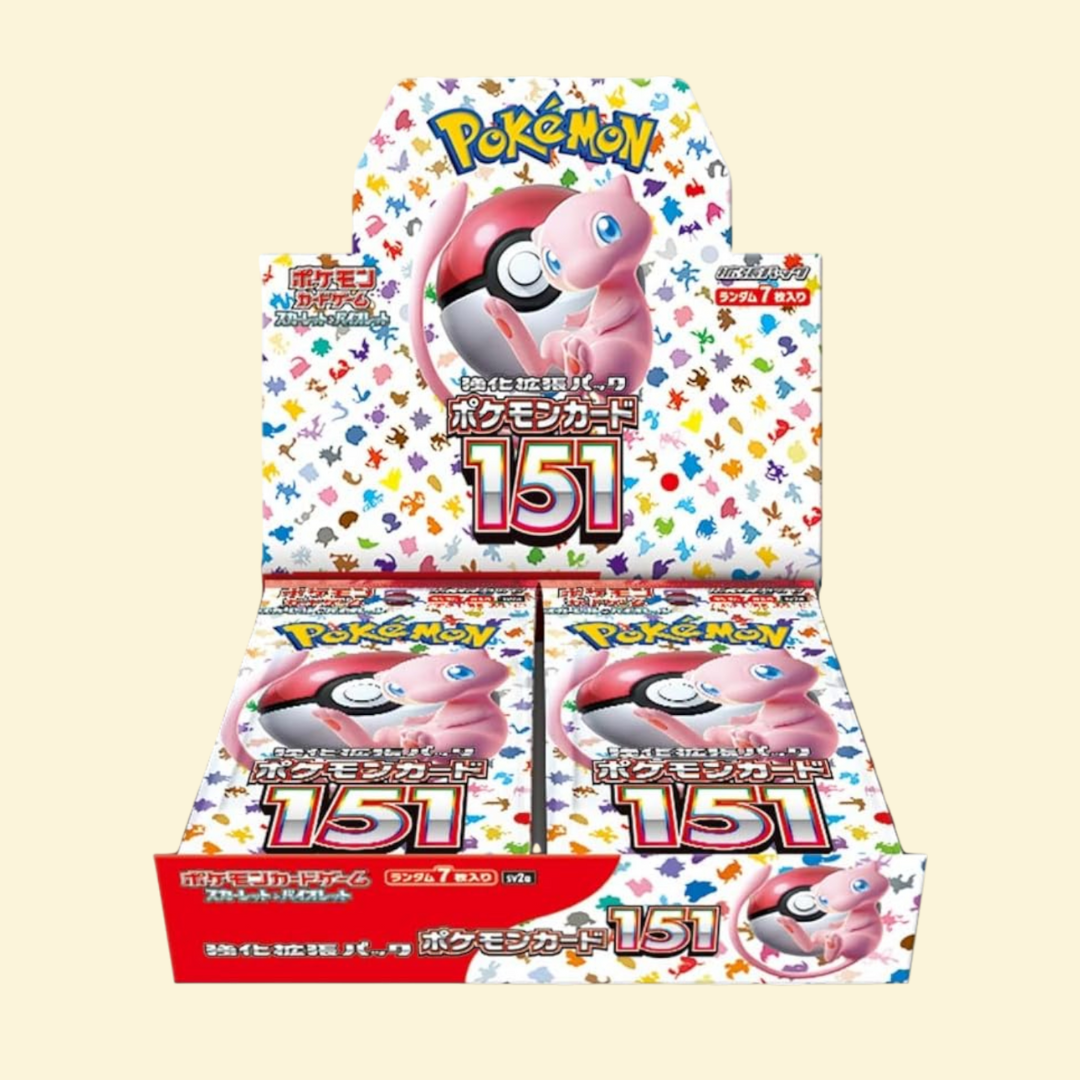 Pokémon Card 151 Booster Box Japonés